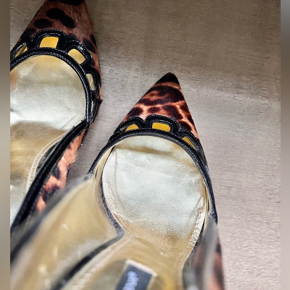 Dolce & Gabbana fur/leather high heels size 37 1/2 - Picture 4 of 6